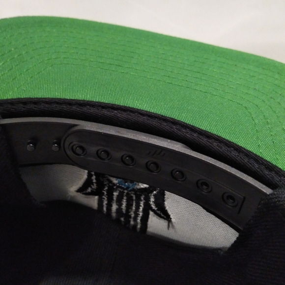 Hamsa Hand 3rd Eye 3D Embroidered Black Snapback Hat Flat Bill 6 Panel Y… - Picture 5 of 10